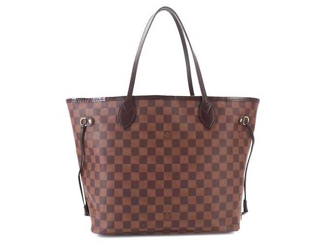 Borsa Tote Louis Vuitton Neverfull MM Damier Fuschia Damier ebene - vista 2
