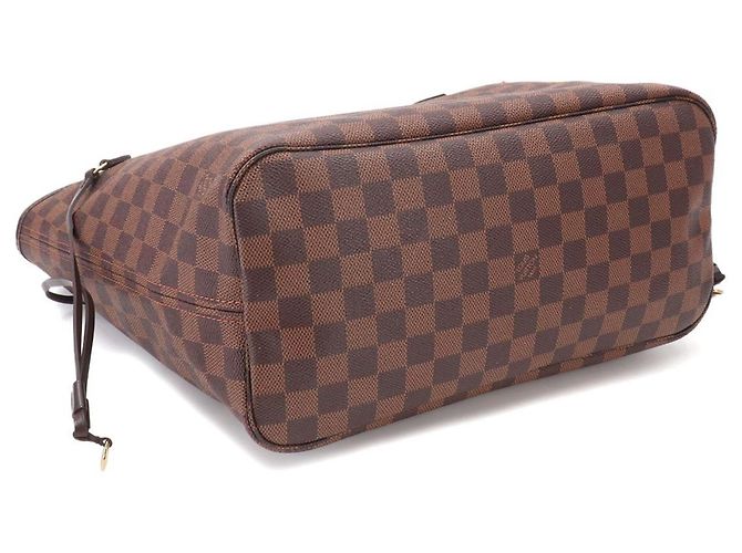 Borsa Tote Louis Vuitton Neverfull MM Damier Fuschia Damier ebene - vista 4