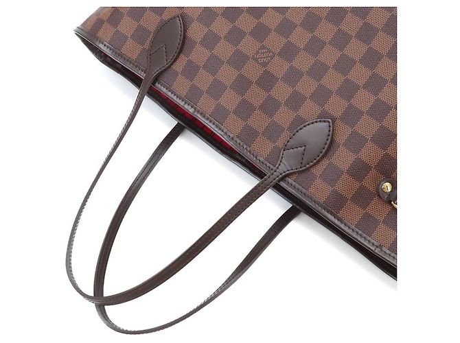 Borsa Tote Louis Vuitton Neverfull MM Damier Fuschia Damier ebene - vista 5