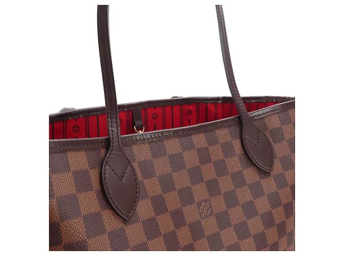 Borsa Tote Louis Vuitton Neverfull MM Damier Fuschia Damier ebene - vista 8