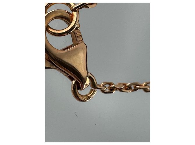 Van Cleef & Arpels Vintage Alhambra Anhänger Halskette S0009 Pink Golden - Ansicht 14