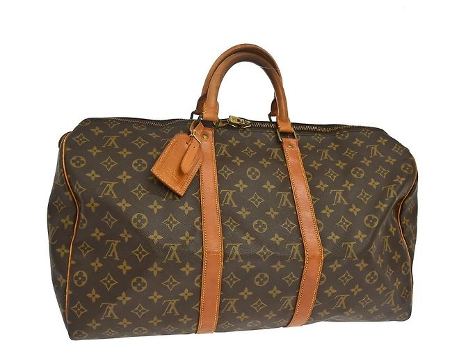 Louis Vuitton Keepall Monogram Canvas 50 Marron - vue 2