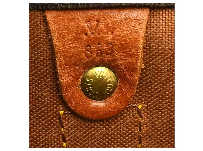 Louis Vuitton Keepall Monogram Canvas 50 Marron - vue 5