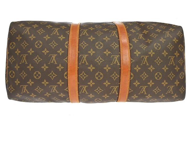 Louis Vuitton Keepall Monogram Canvas 50 Marron - vue 7