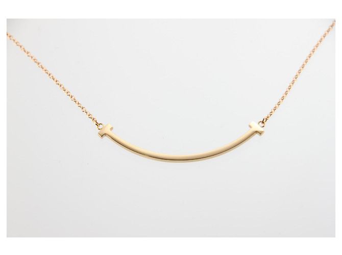 Collana Tiffany & Co. T Smile Oro Rosa D'oro - vista 2