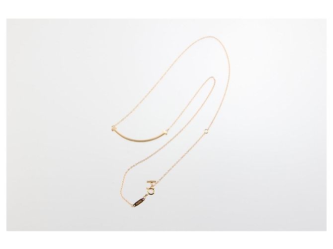 Collana Tiffany & Co. T Smile Oro Rosa D'oro - vista 3