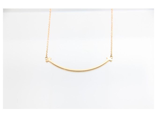 Collana Tiffany & Co. T Smile Oro Rosa D'oro - vista 4