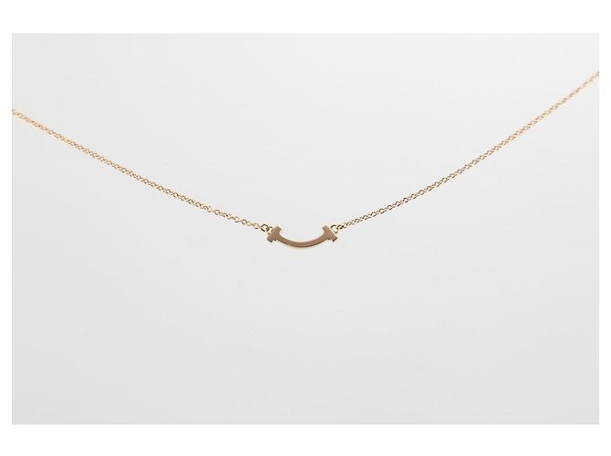 Tiffany & Co. Collana T Smile Mini Oro Rosa D'oro - vista 3