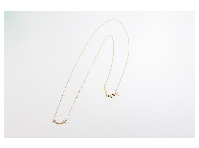 Tiffany & Co. Collana T Smile Mini Oro Rosa D'oro - vista 4