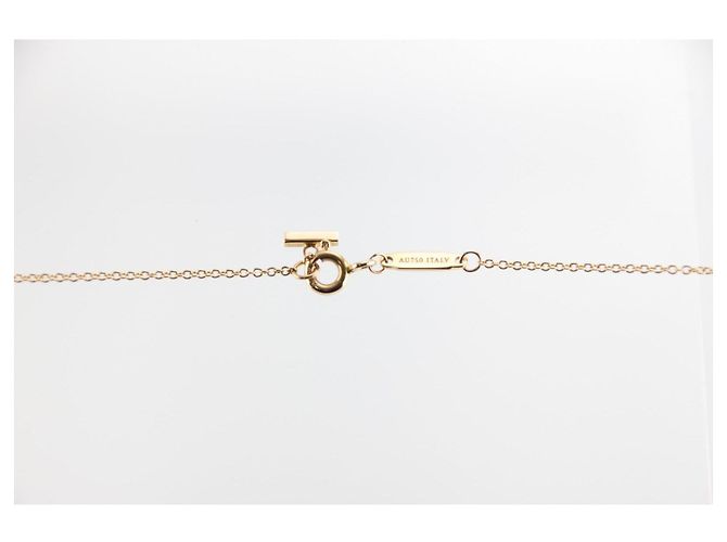 Tiffany & Co. Collana T Smile Mini Oro Rosa D'oro - vista 5