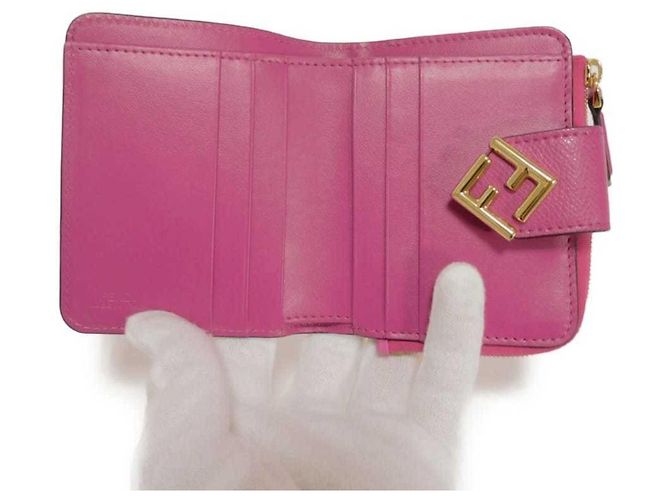 Fendi Bi-fold Wallet in Pink - Ansicht 5