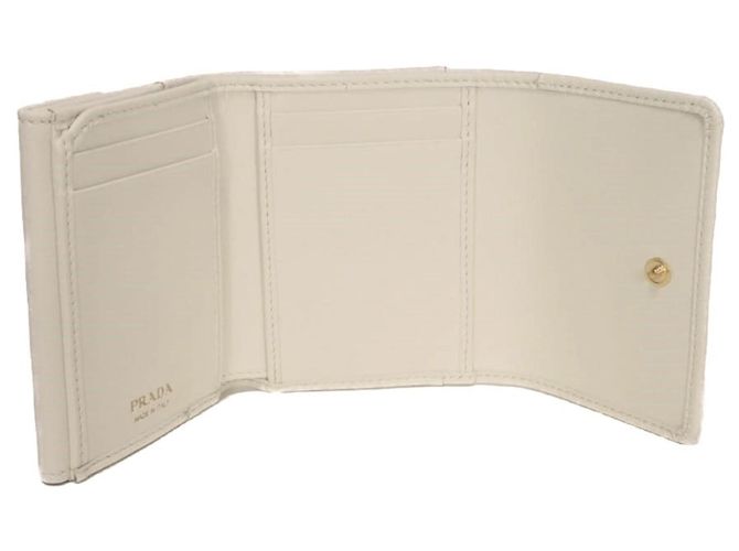 Prada Tri-fold Wallet White - view 5