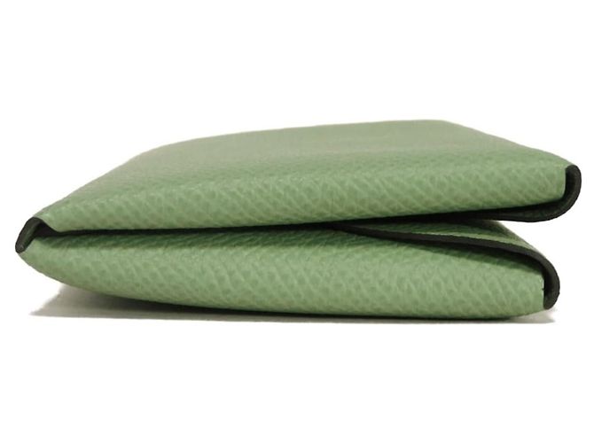 Hermès Monedero Calvi Duo Hermes Verde Verde claro - vista 11