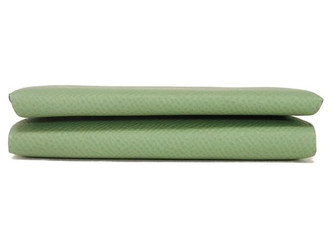 Hermès Monedero Calvi Duo Hermes Verde Verde claro - vista 12