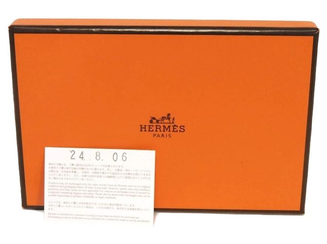 Hermès Monedero Calvi Duo Hermes Verde Verde claro - vista 13