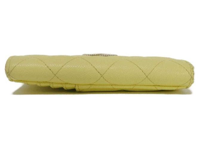 Monedero Matelassé Chanel Amarillo - vista 35