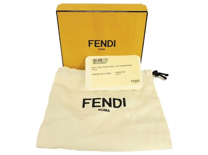 Fendi Münzbeutel Metallic Grau Metallisch - Ansicht 17