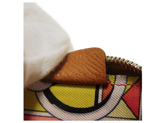 Monedero compacto Hermès Azap Mini Castaño Marrón claro - vista 7