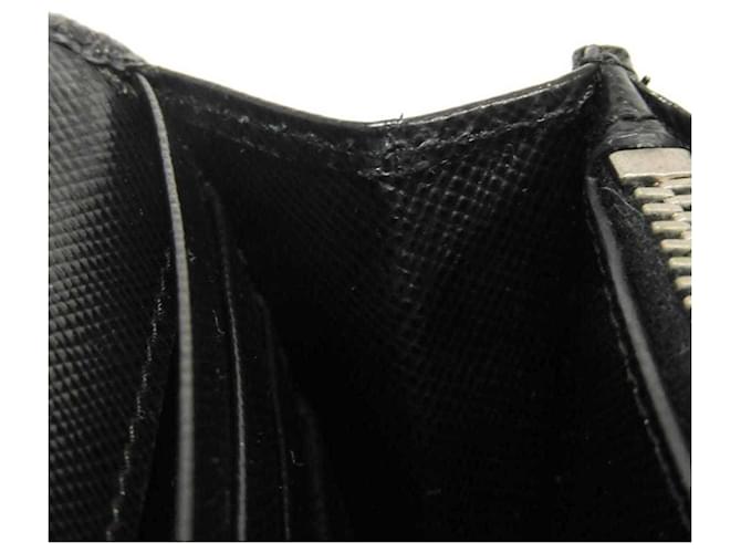 Prada Saffiano Long Wallet Schwarz - Ansicht 16