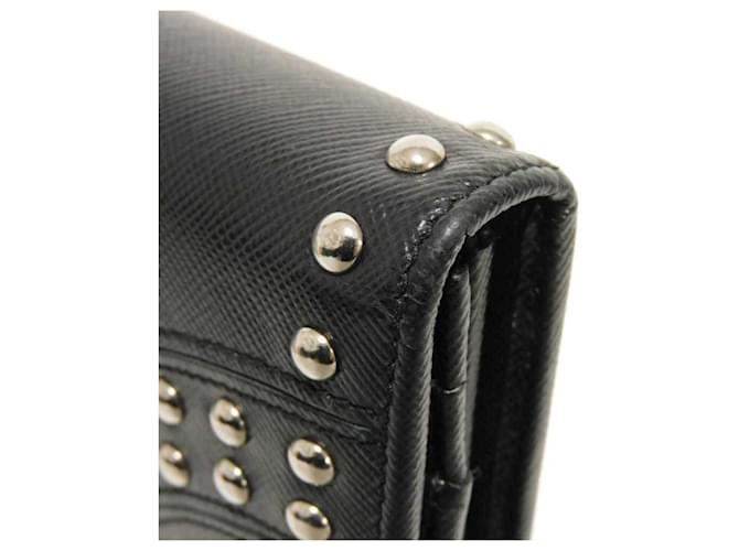Prada Saffiano Long Wallet Schwarz - Ansicht 22