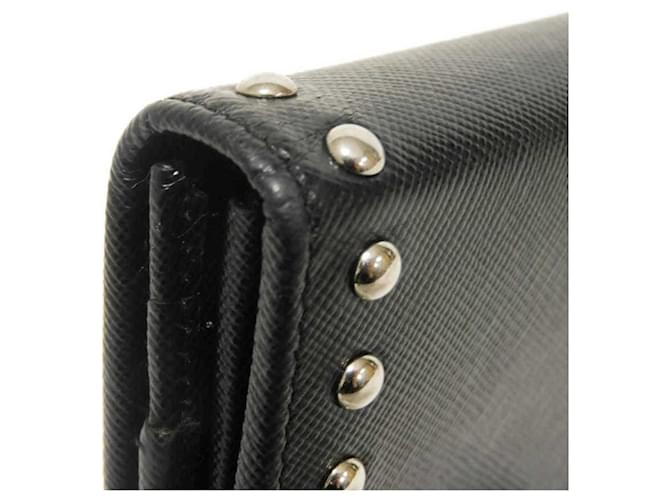 Prada Saffiano Long Wallet Schwarz - Ansicht 23