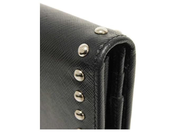 Prada Saffiano Long Wallet Schwarz - Ansicht 24