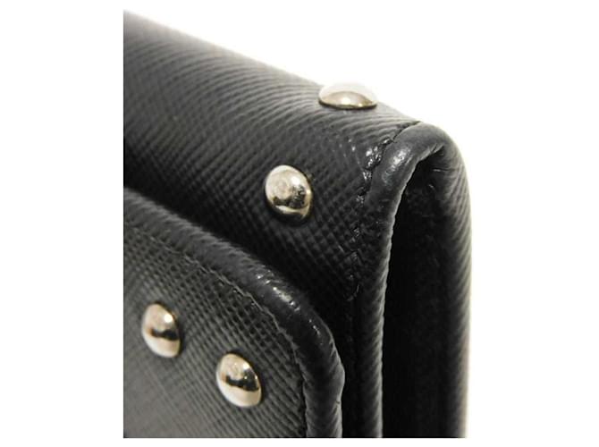 Prada Saffiano Long Wallet Schwarz - Ansicht 26