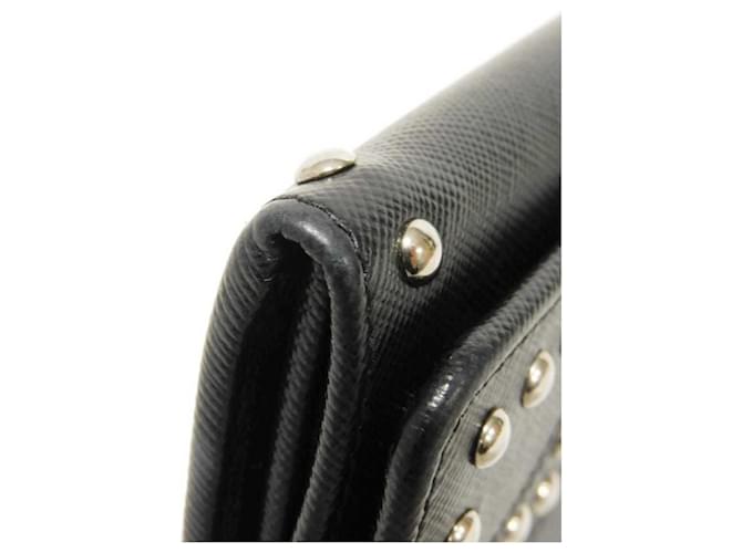 Prada Saffiano Long Wallet Schwarz - Ansicht 27