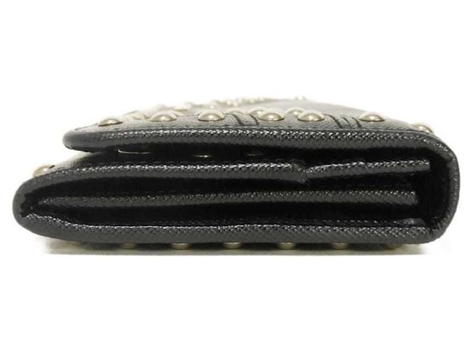 Prada Saffiano Long Wallet Schwarz - Ansicht 28