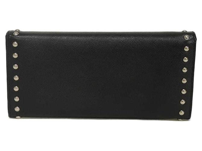 Prada Saffiano Long Wallet Schwarz - Ansicht 3