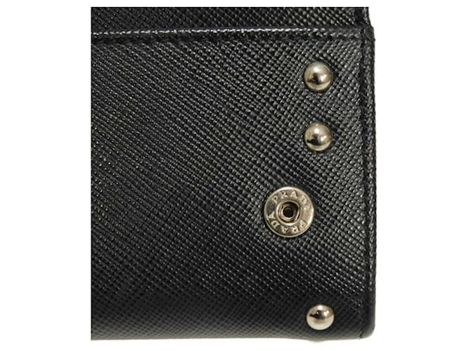 Prada Saffiano Long Wallet Schwarz - Ansicht 9