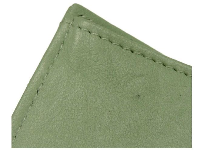Chanel Classic Small Flap Tri-fold Wallet Light green - view 13