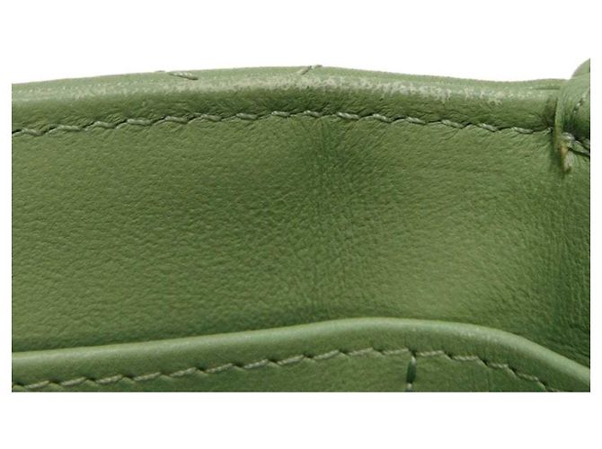 Chanel Classic Small Flap Tri-fold Wallet Light green - view 18