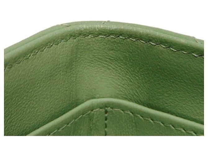Chanel Classic Small Flap Tri-fold Wallet Light green - view 19