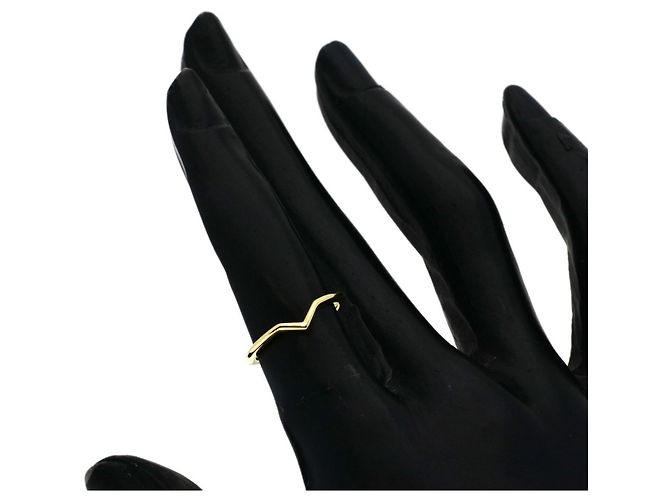 Anel V-Band Tiffany & Co. em ouro amarelo 18K - vista 6