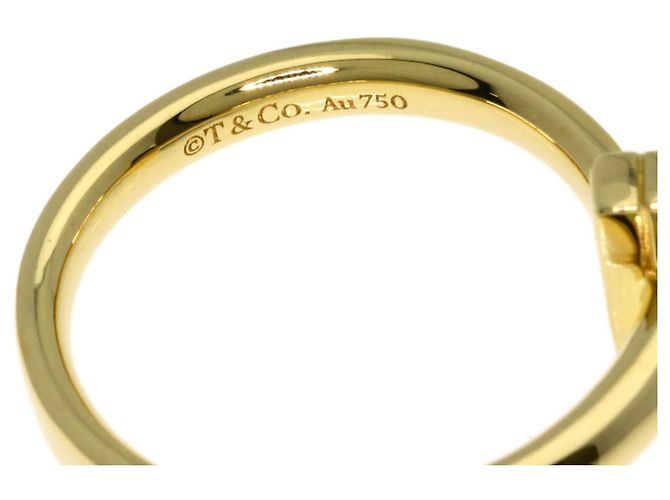 Tiffany T Anello T One Narrow Band di Tiffany & Co. in oro giallo 18K - vista 5