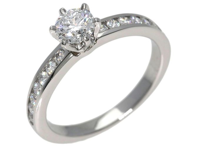 Tiffany & Co. Platin-Diamant-Ring - Ansicht 2