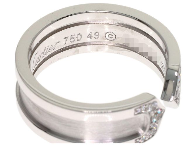 Cartier C2 SM Diamantring aus 18K Weißgold - Ansicht 5