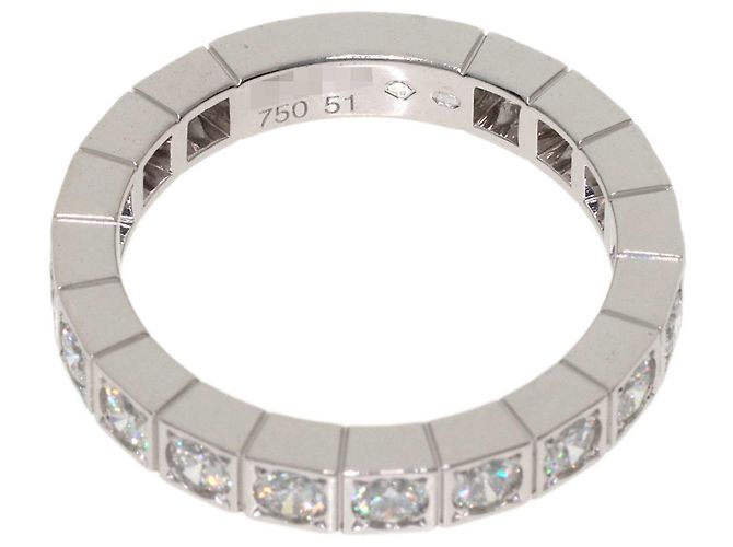 Anello Lanieres Full Diamond in oro bianco 18K Cartier - vista 4