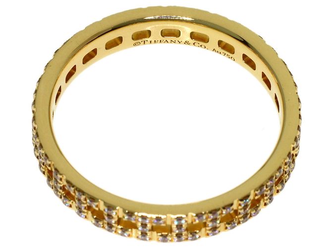 Anillo Tiffany & Co. T True Narrow Pave Diamond - vista 4