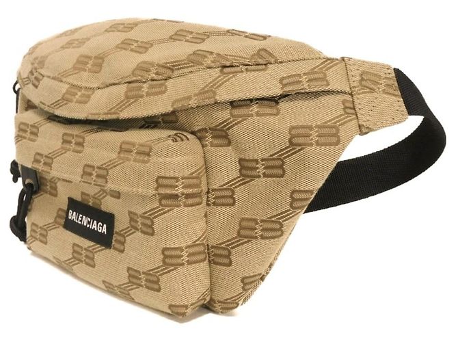 Borsa a tracolla Balenciaga Signature Medium Beige - vista 2