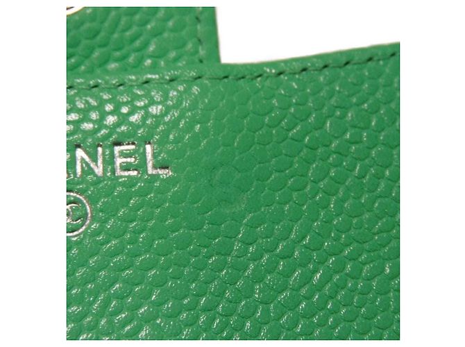Cartera tríptico Chanel Classic Small Flap Verde claro - vista 8
