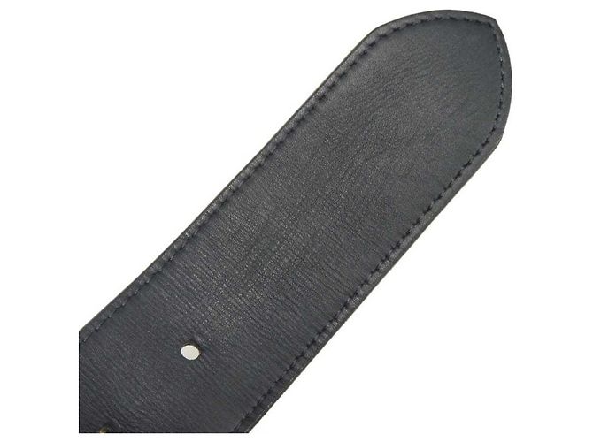 Cinto Louis Vuitton Monogram Reversível Branco Azul marinho Monograma - vista 14