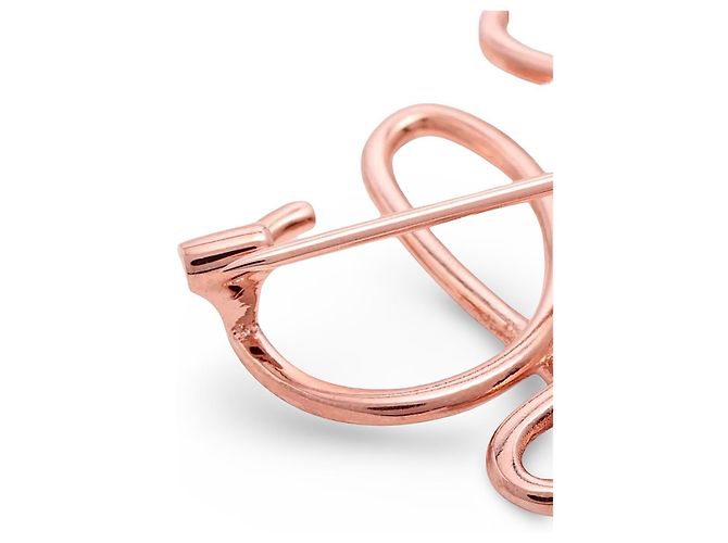 Spilla Anagramma Loewe in Oro Rosa D'oro - vista 10