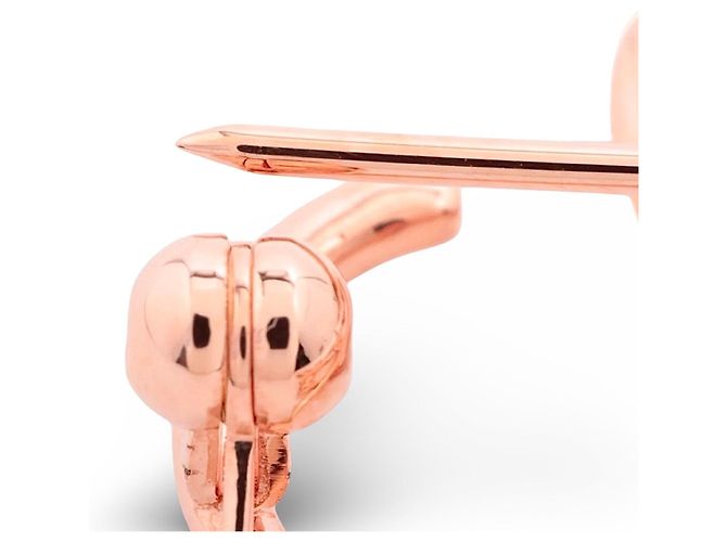Spilla Anagramma Loewe in Oro Rosa D'oro - vista 6