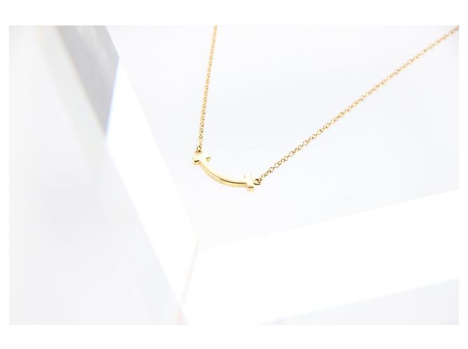 Collana Tiffany & Co. T Smile Mini Oro Giallo D'oro - vista 3
