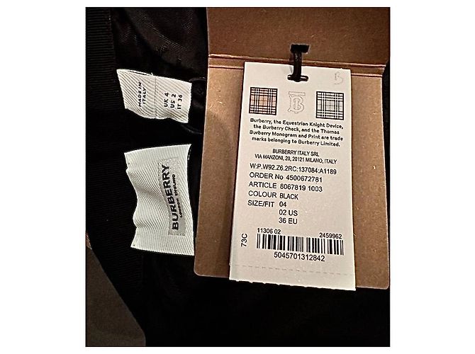 Falda Burberry plisada con volantes y encaje Negro - vista 11