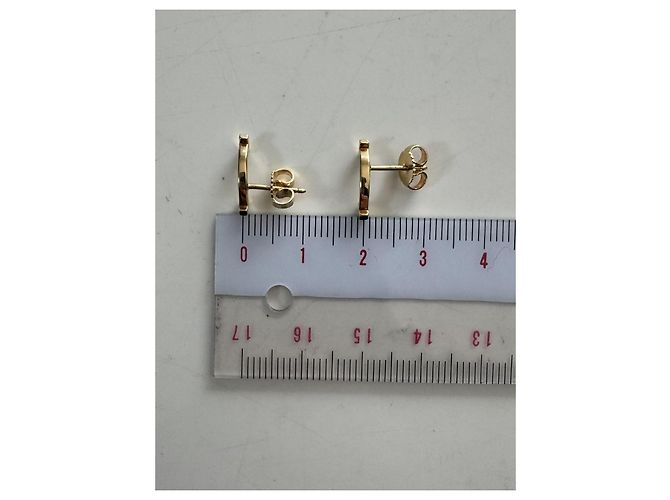 Tiffany & Co. Orecchini T Smile Mini Oro Giallo D'oro - vista 12