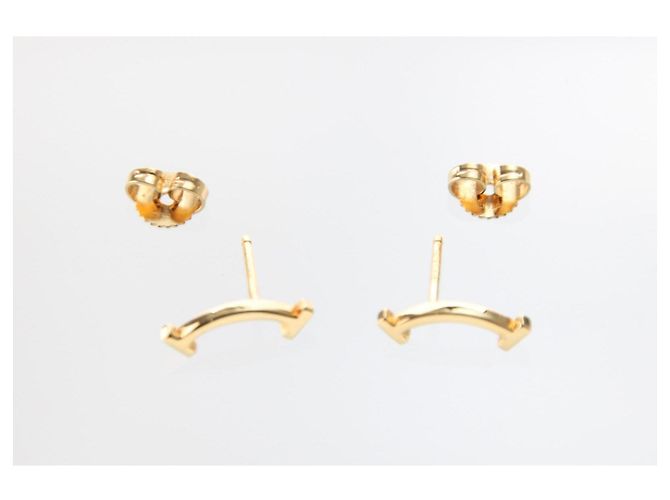 Tiffany & Co. Orecchini T Smile Mini Oro Giallo D'oro - vista 3