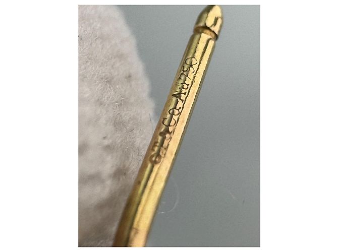 Tiffany & Co. Orecchini T Smile Mini Oro Giallo D'oro - vista 7